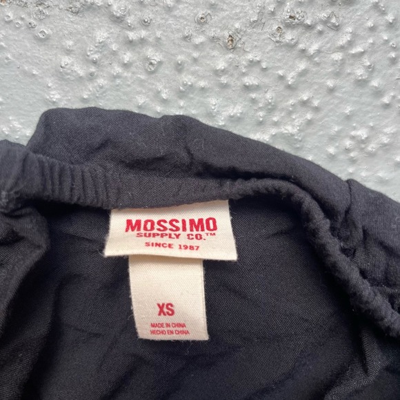 Mossimo Romper Strapless Ruffle Eyelet Black Casual Summer XS - Picture 4 of 5